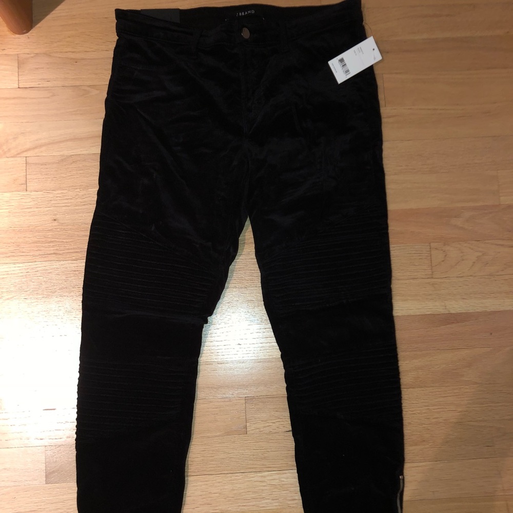 J Brand Mid Rise Moto Skinny Jeans